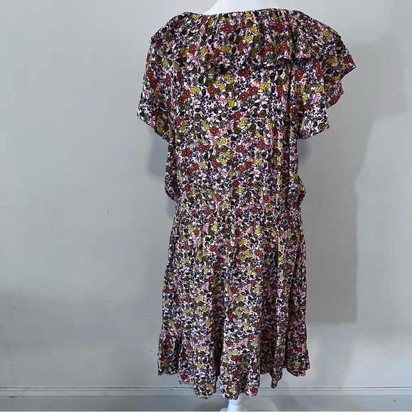 Old Navy Boho Floral Print Ruffle Dress |XL| - Picture 4 of 9
